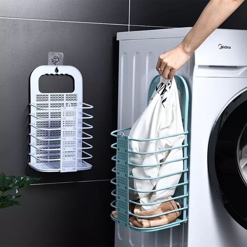 Foldable Laundry Basket, Wall Mounted M Breathable Dirty Clothes Storage Basket, Hanging Bathroom Clothes Laundry Organizer Foldable Laundry Basket, Wall Mounted M Breathable Dirty Clothes Storage Basket, Hanging Bathroom Clothes Laundry Organizer